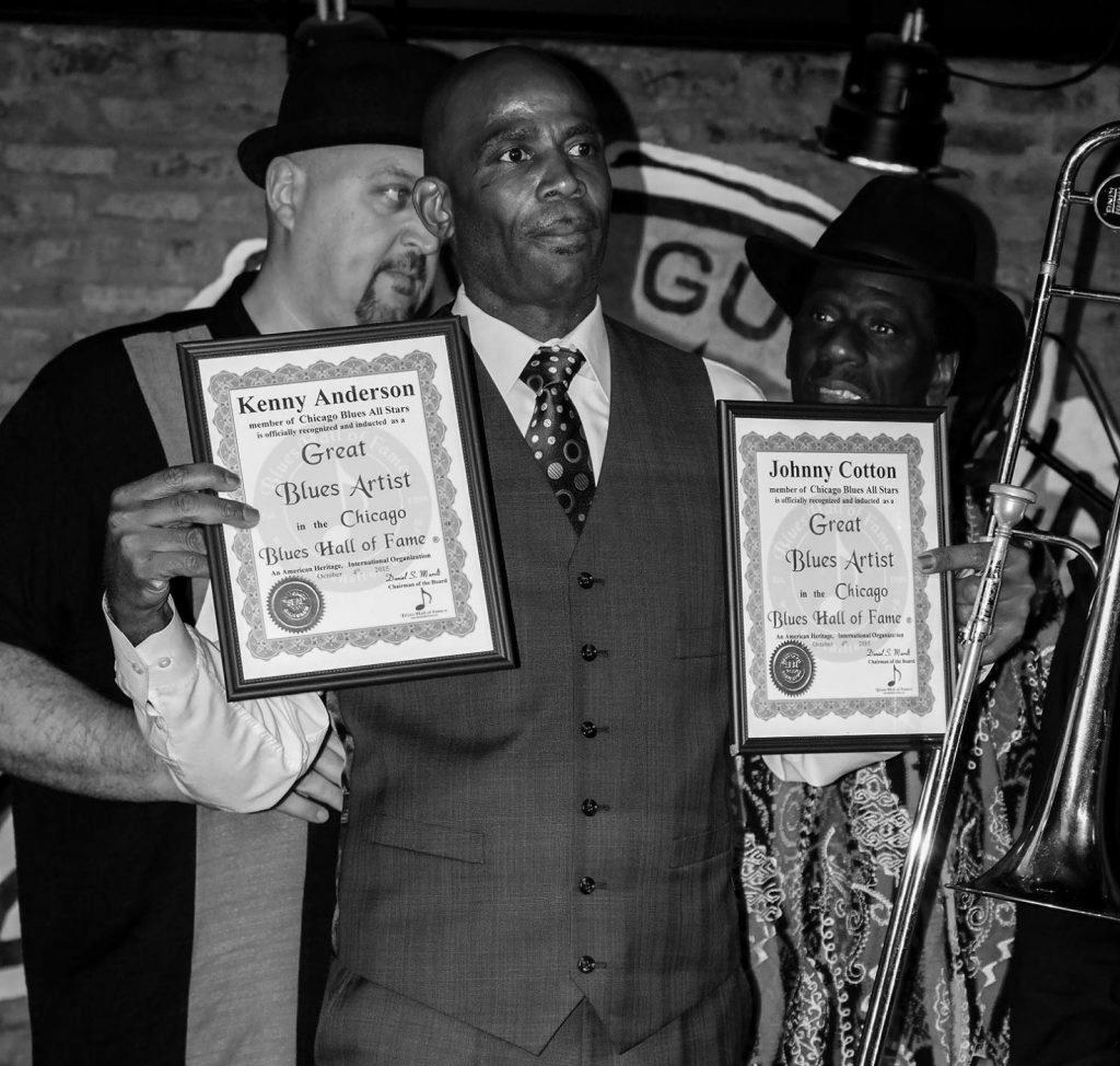 Johnny Cotton Blues Hall of Fame induction